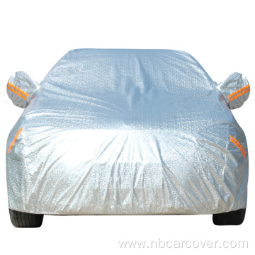 Small polyester outdoor automatic foldable car cover